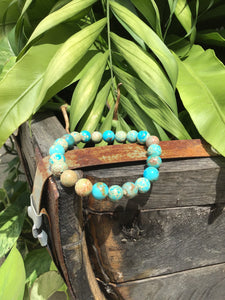 Natural Jasper beaded bracelet 