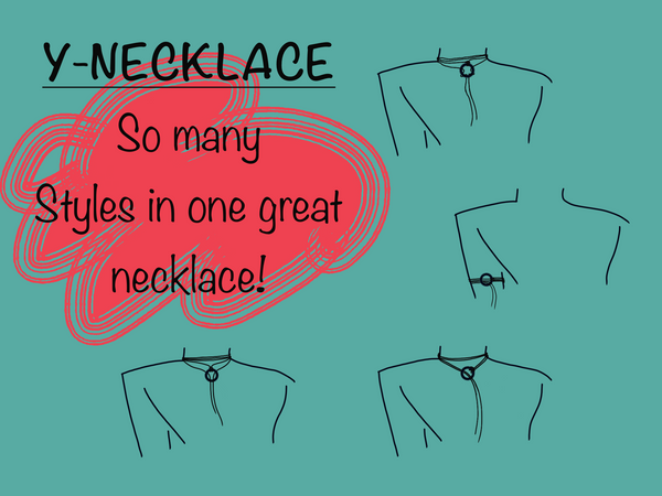 Long suede lariat wrap necklace, choker, bracelet, y necklace