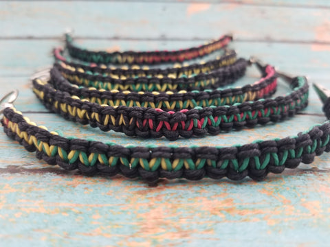 Rasta roach clip bracelet