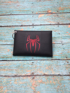 Spider keychain pouch