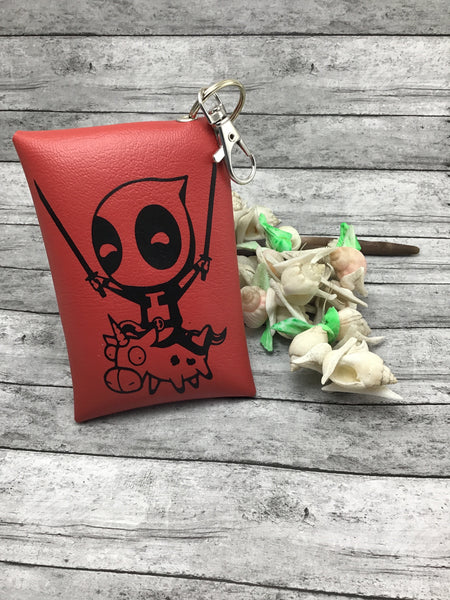 Comic Keychain pouch