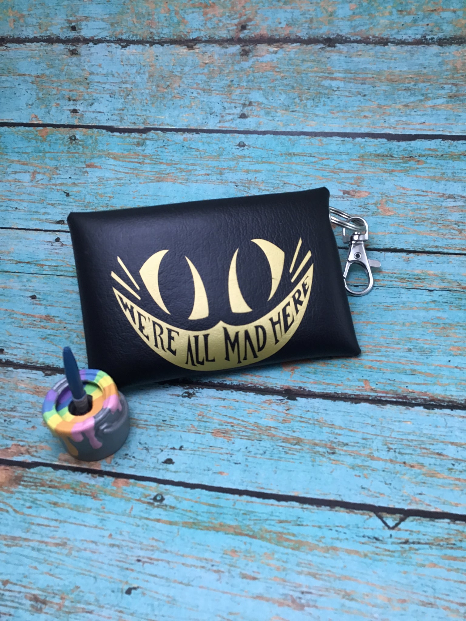 Mad here Keychain pouch